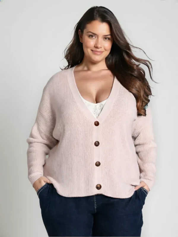 Kimberly kardigans ar pogu aizdari