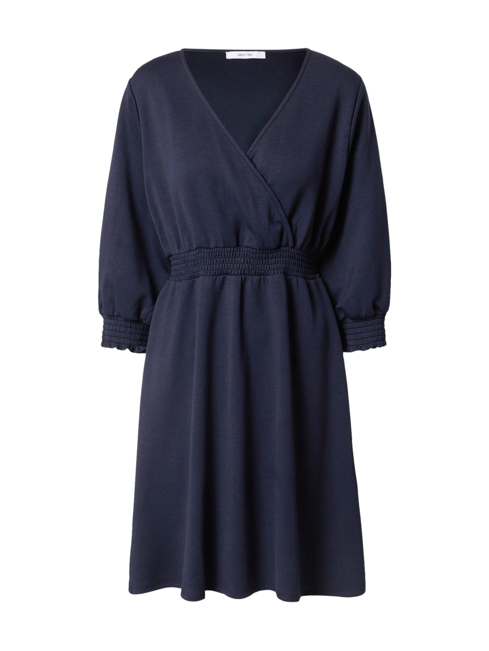 Tania Dress Women Blue1 Tania pārlaidumkleita ar V kakli - Image 6
