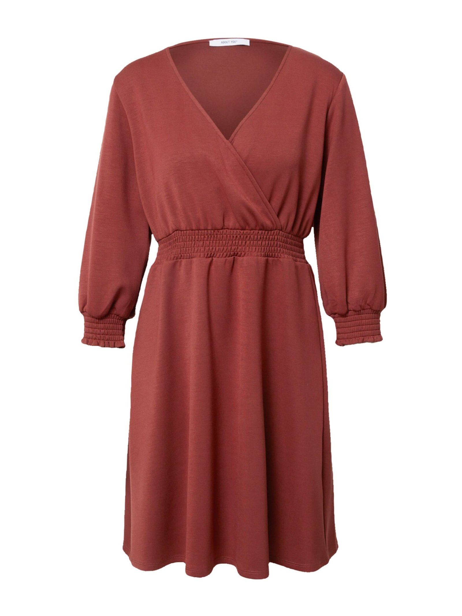 Tania Dress Women Red1 Tania pārlaidumkleita ar V kakli - Image 3