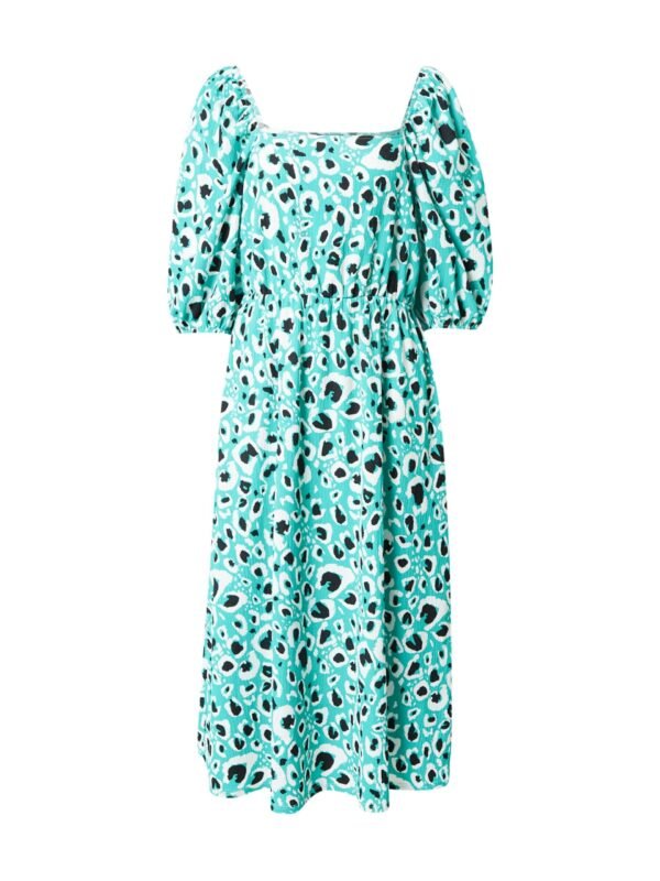 Midi kleita ar četrstūrveida kakli